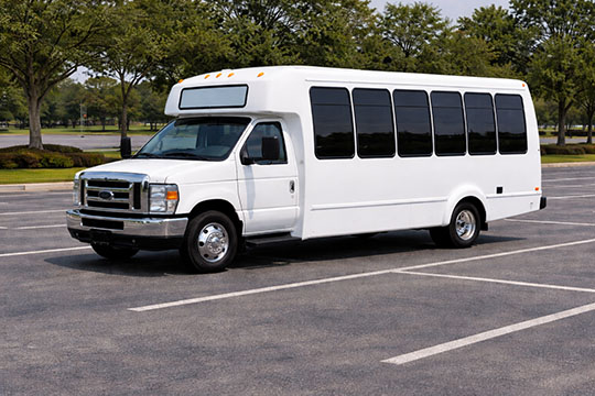 20-passenger mini coach available for charter in Charlotte, NC
